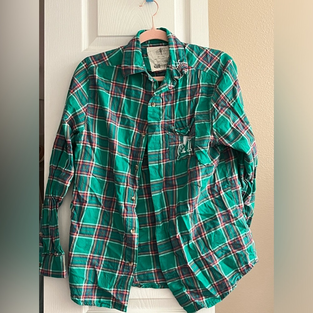 Cakeworthy Elf Christmas Flannel size M